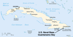 Guantanamo Bay Map