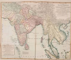 Historical Map Southern Asia