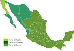 Husos Horarios De Mexico