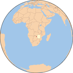 Hwange National Park Location