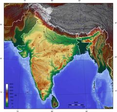India Topo Blank