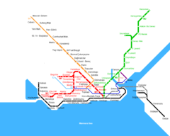Istanbul Metro Map
