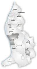 Karte Gemeinde Vaduz