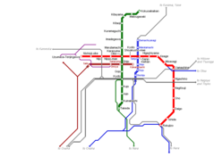 Kyoto Metro Map