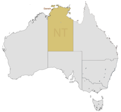 Location Map of Darwin