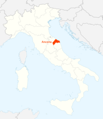 Location of Ancona Map