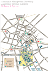 Manchester Metropolitan University Campus Map 1