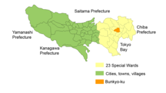 Map Bunkyo Ku En