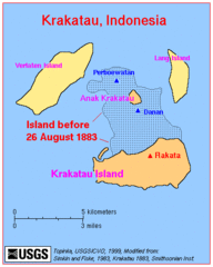 Map Krakatau