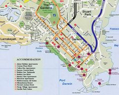 Map of Darwin