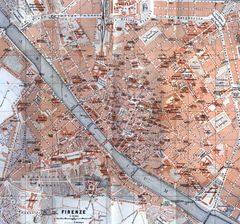 Map of Florance (firenze)