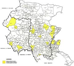 Map of Friuli Venezia Giulia 2