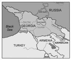 Map of Georgia Color