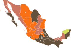 Map of Mexico, Abortion Laws