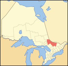 Map of Ontario Nipissing
