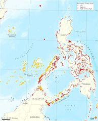 Map of Rrsea Philippines