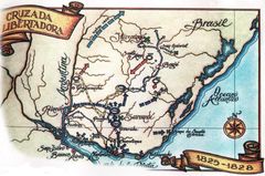 Mapa De La Cruzada Libertadora