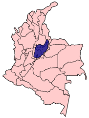 Mapa Imperio Muisca