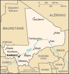 Mapa Mali