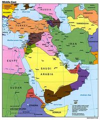 Middle East Political Map