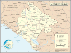 Montenegro Map