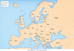 Most Common First Names in Europe – Country-by-Country Map