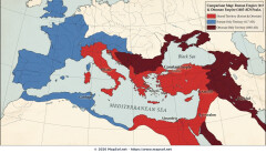 Ottoman (1683) vs Roman Empire (117 AD) Peak Territorial Comparison Map