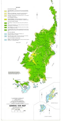 Palau General Soil Map
