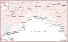 Political Liguria Map