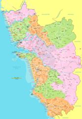 Political Map Goa