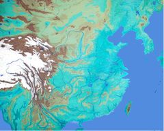 Portrait Map of China