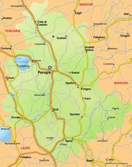 Road Map Umbria