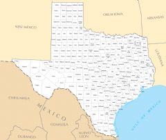 Texas County Map