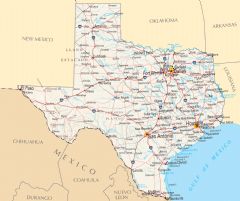 Texas Reference Map