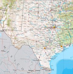 Texas Relief Map