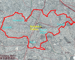 Toshima W Map