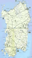 Tourist Map Sardinia