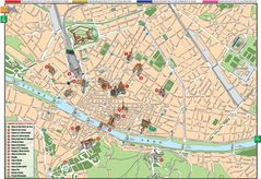 Tourist Map of Florence (firenze)