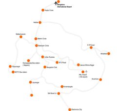 Transport Map Bangalore