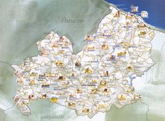 Travel And Tourist Map Molise