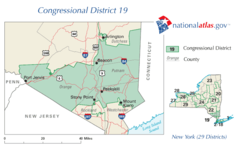 United States House of Representatives, New York District 19 Map