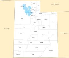 Utah County Map