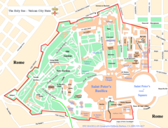 Vatican Map