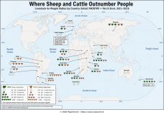 Where Sheep and Cattle Outnumber People (Global Ratios)